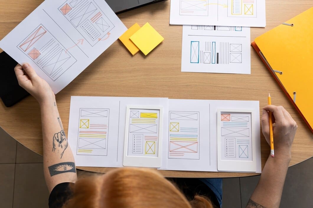 planning a ucd using wireframes